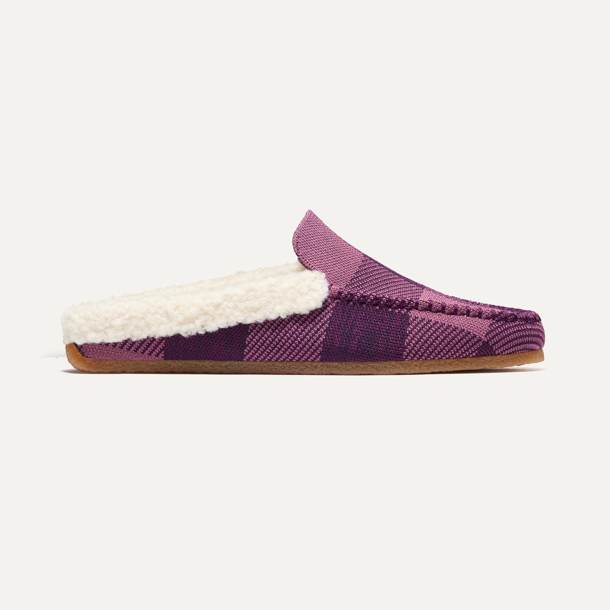 The Scuff Slipper - Mauve Buffalo Check - Image 6