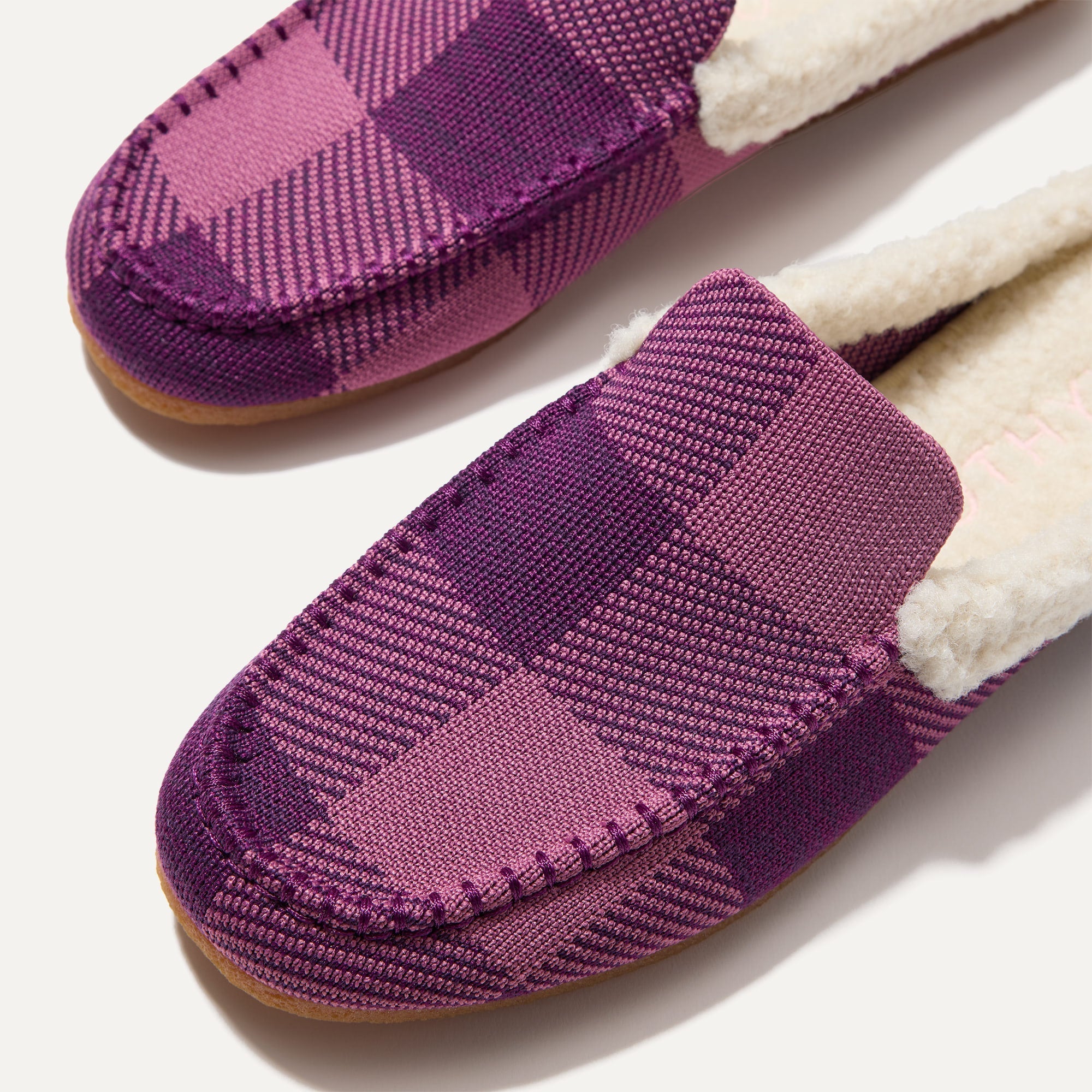 The Scuff Slipper - Mauve Buffalo Check - Image 7