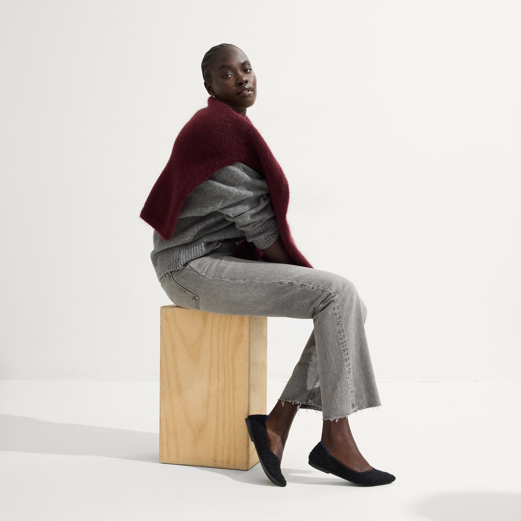 The Point II - Black Bouclé - Image 4