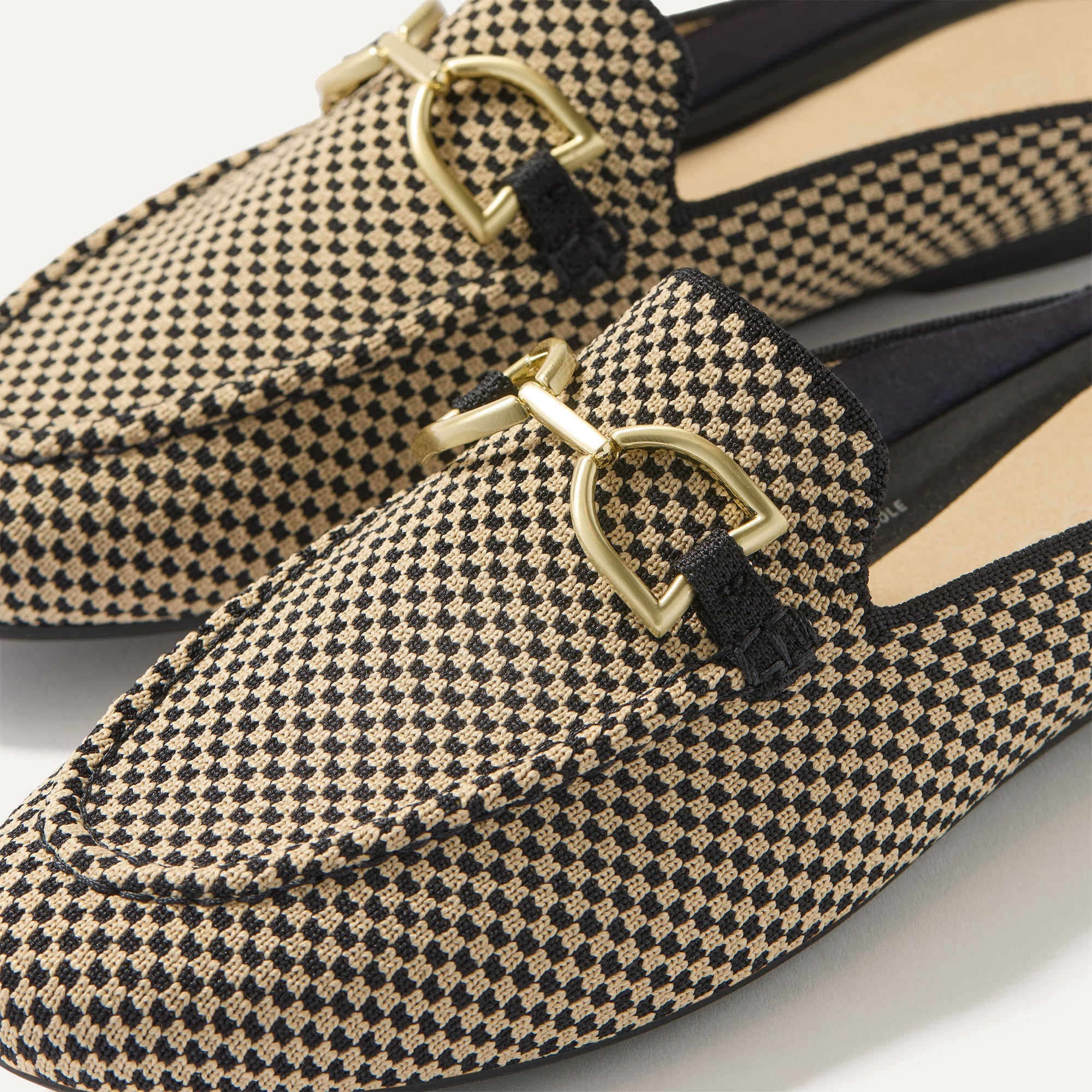 The Double Bit Loafer Mule - Classic Micro Check - Image 2