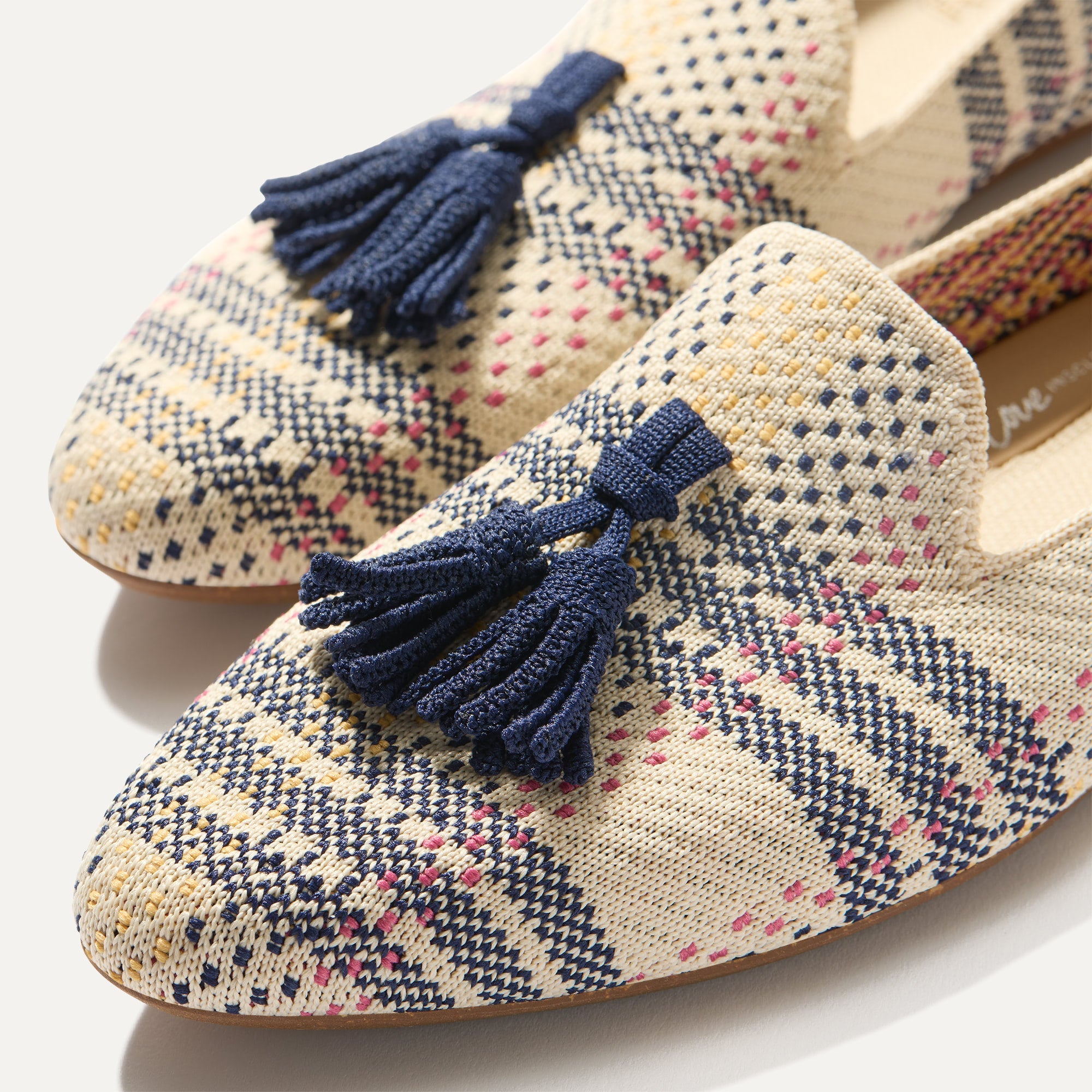 The Almond Tassel Loafer - Spring Plaid - Image 2