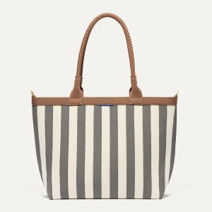 The Lightweight Zip Tote - Cabana Stripe