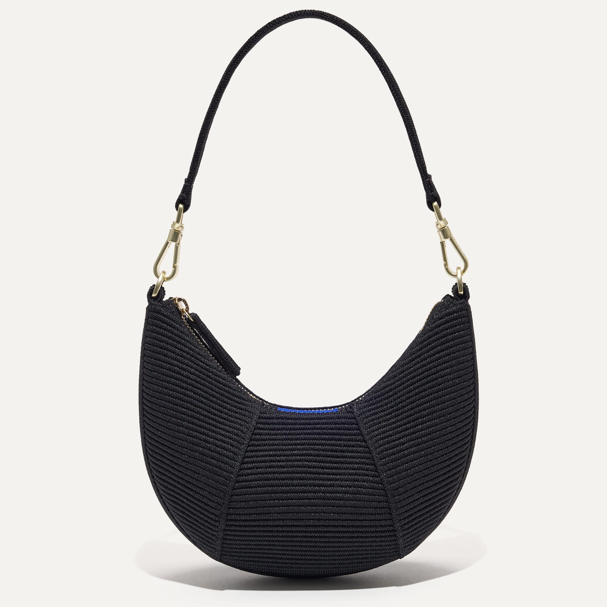 The Mini Crescent Bag - Black - Image 2