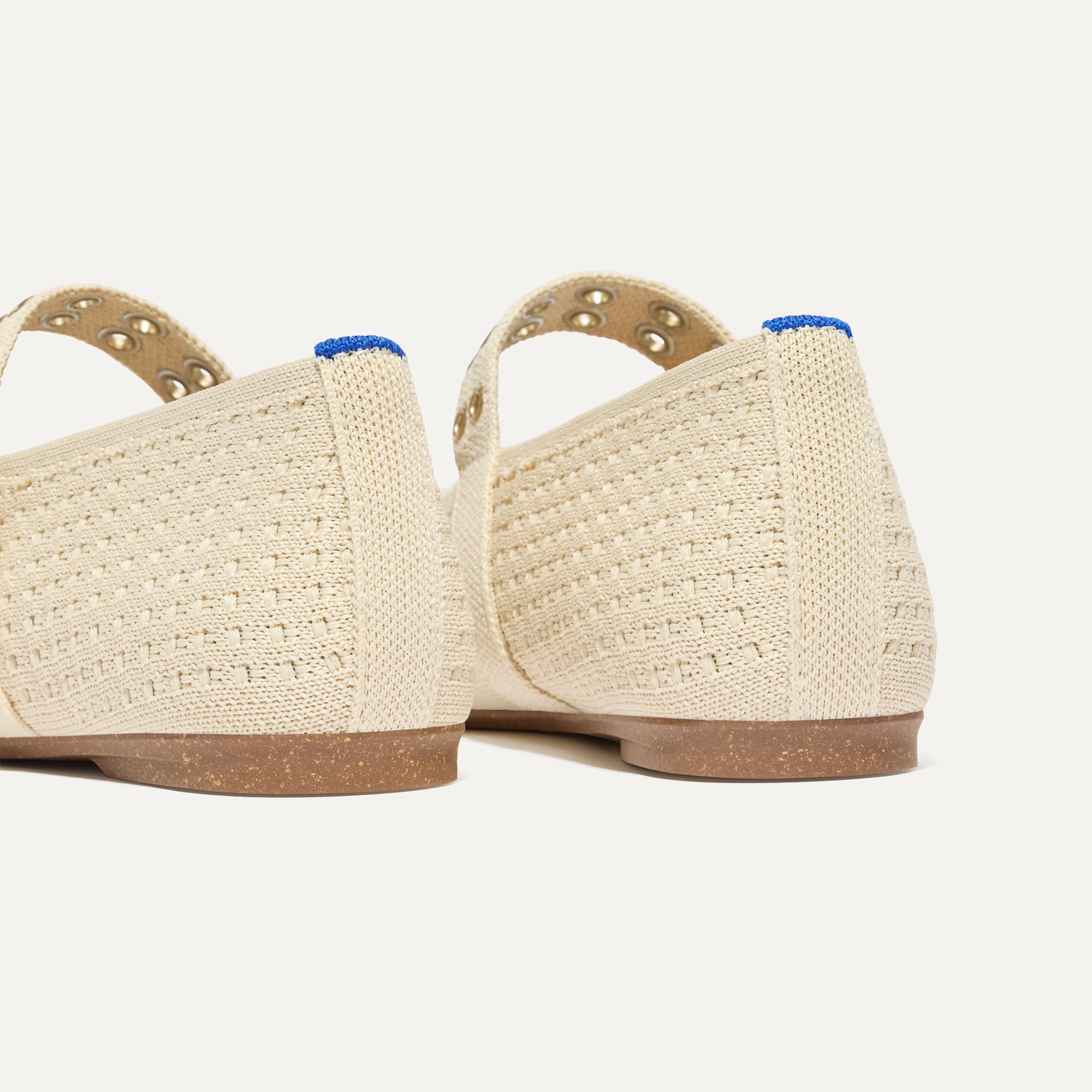 The Max Buckle Mary Jane - Off White Mesh - Image 7