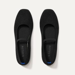 The ReVelvet™ Max Square Mary Jane - ReVelvet™ Black