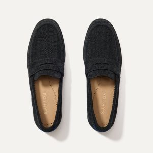 The ReVelvet™ Penny Loafer - ReVelvet™ Black