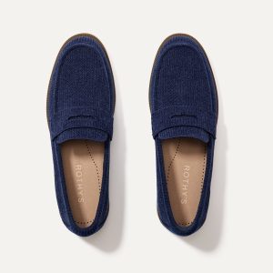 The ReVelvet™ Penny Loafer - ReVelvet™ Navy