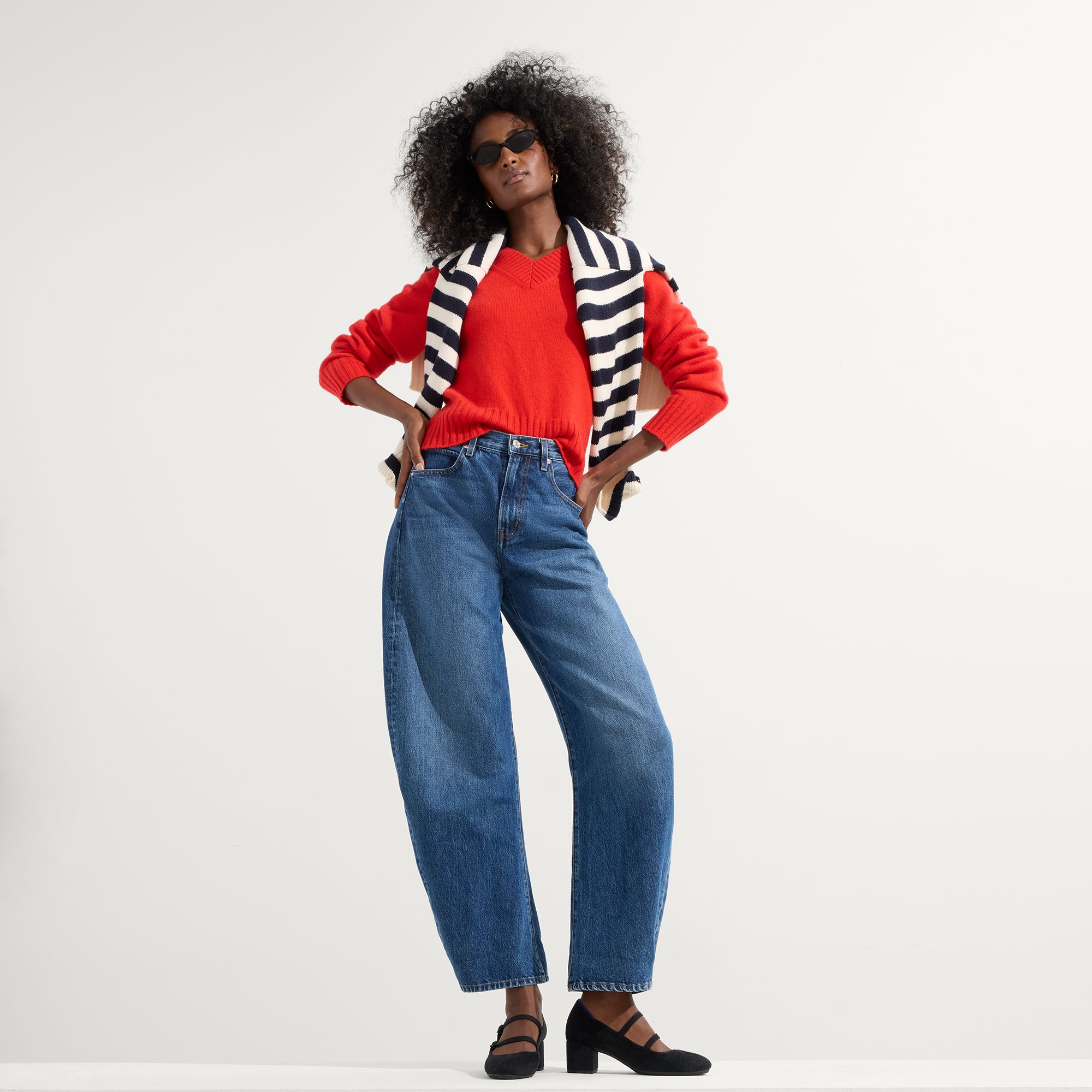 The ReVelvet™ Double Buckle Mary Jane Heel - ReVelvet™ Black - Image 3