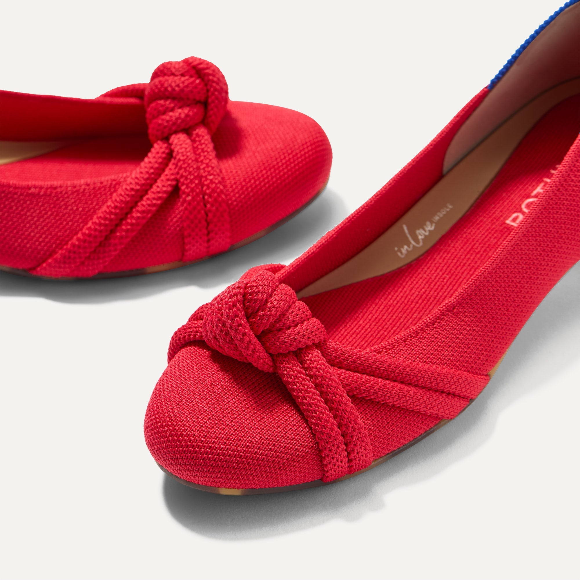 The Knot Ballet Flat - Lollipop Red - Image 2