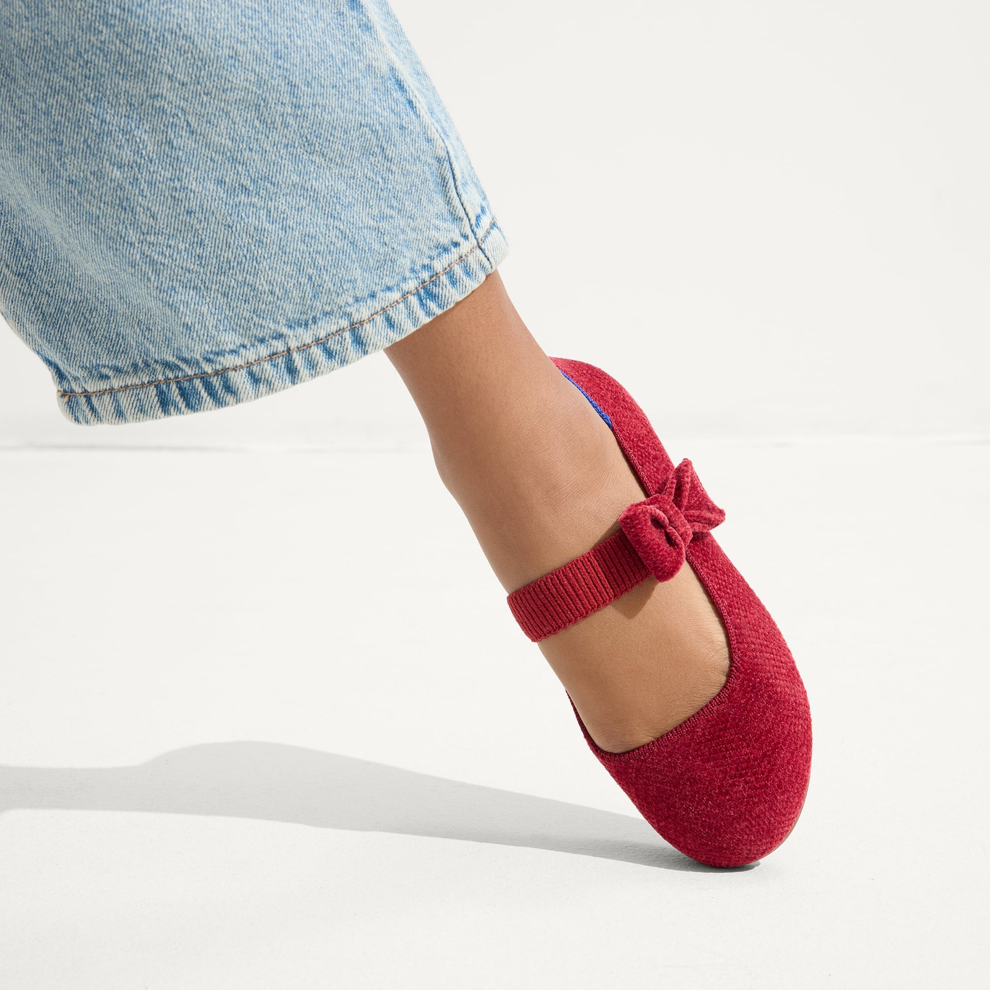 The Kids ReVelvet™ Tux Bow Mary Jane - ReVelvet™ Ruby - Image 3